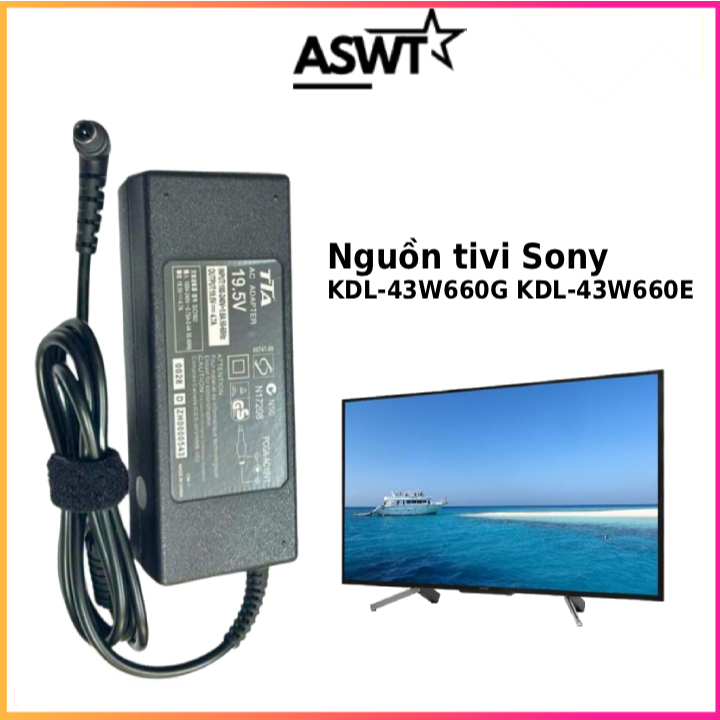 Nguồn tivi Sony KDL-43W660E KDL-43W660G, adapter tivi Sony KDL-43W660G