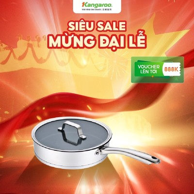 Chảo inox chống dính size 20cm Kangaroo KG01F120