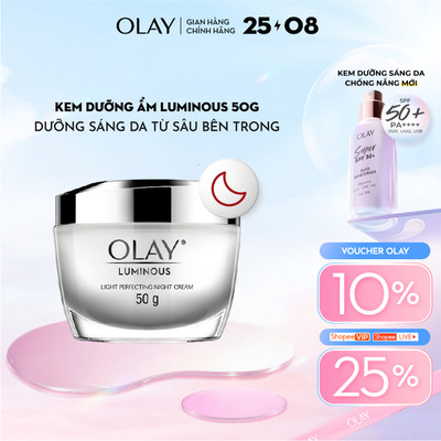 [LS] Kem Dưỡng Ẩm OLAY LUMINOUS Ban Đêm Sáng Da 50G