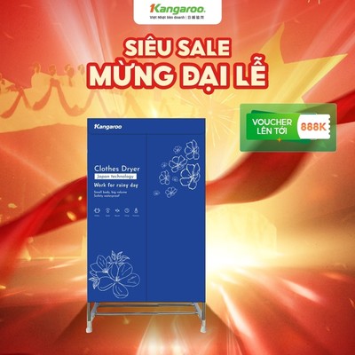 [KANGAROO] Máy sấy quần áo Kangaroo KGCD15M1E - trọng lượng sấy 20kg quần áo ướt