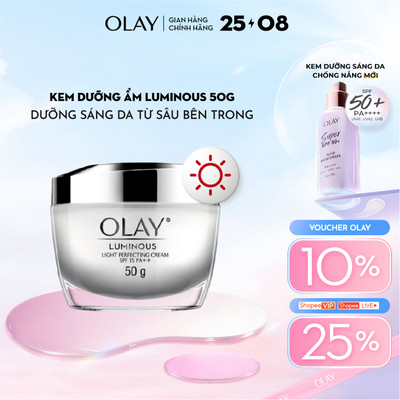 [LS] Kem Dưỡng Ẩm Ban Ngày Sáng Da Ngăn Tia UV SPF15 PA++ OLAY LUMINOUS 50G