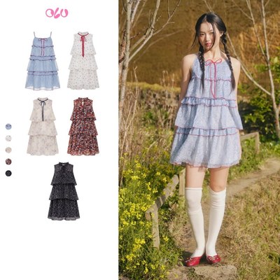 Đầm hoa OLV babydoll dáng suông đi chơi Bellamy Dress nhiều màu phù hợp đi chơi