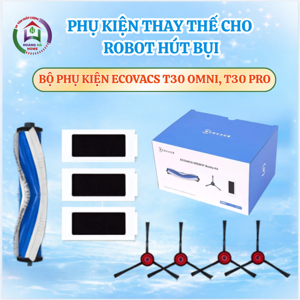Phụ kiện robot hút bụi Ecovacs T30 Omni, T30 Pro Omni - Phụ kiện Ecovacs T30
