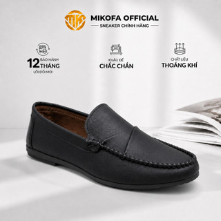 [SALE LẺ SIZE 99K] Giày Lười Nam MIKOFA | Da Bò Cao Cấp Cổ Thấp, Êm Chân, Thanh Lịch Dễ Phối Đồ - A40