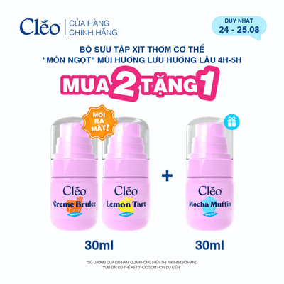 [MỚI RA MẮT] Combo 2 Xịt Thơm Toàn Thân Body Mist Cleo Cá Tinh Quyến Rũ 30ml