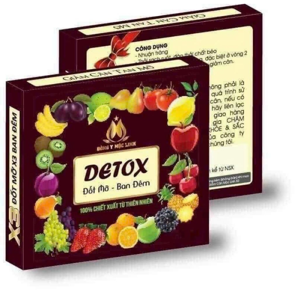 Hộp Detox Đêm Mộc Linh Slim x3 15viên