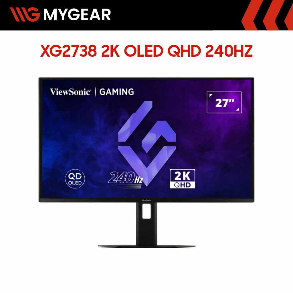 Màn hình Gaming ViewSonic XG2738-2K-OLED 27 inch 2K QHD 240Hz 0.03ms QD-OLED - Bảo hành 36 tháng