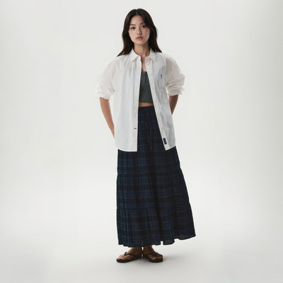 Váy Dài WHO.A.U Check Long Tiered Skirt_WHWHGB822F