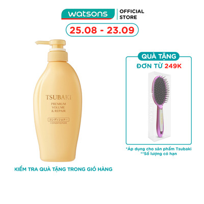 Dầu Xả Tsubaki Premium Volume & Repair Conditioner Phục Hồi Hư Tổn 450ml