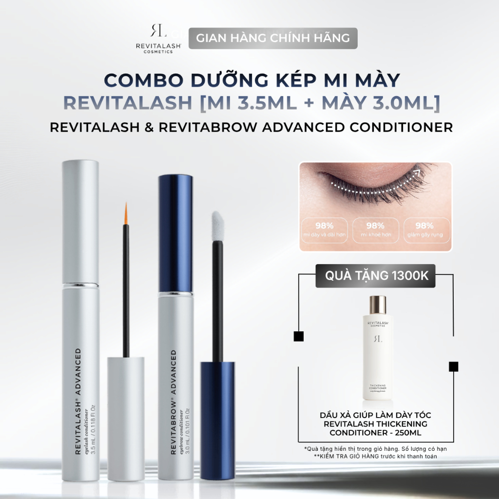 Bộ Đôi Dưỡng Mi Mày - RevitaLash® Advanced Eyelash Conditioner & RevitaBrow® Advanced Conditioner
