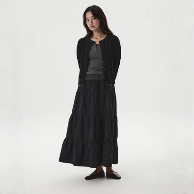 Váy Dài WHO.A.U Long Tiered Skirt_WHWHGB941F
