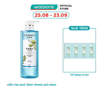 Dầu Gội Chando Himalaya Oil Control & Volumizing Shampoo Kiểm Soát Dầu & Làm Phồng Tóc 600g