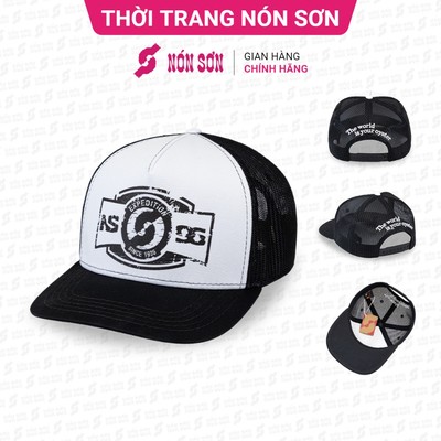 Mũ kết lưỡi trai nam nữ thời trang NÓN SƠN MC038B-TR1P