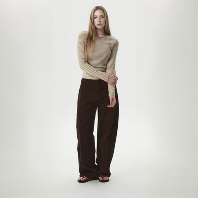 Quần WHO.A.U Barrel Fit Cotton Twill Pants(F)_WHTAGB831F