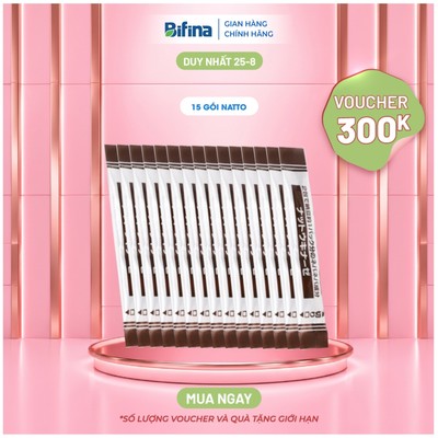 Hỗ trợ giảm mỡ máu, ngừa tai biến, tim mạch - Nattokinase Jintan Nhật Bản - 15 gói, 60 gói