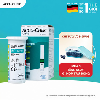 Hộp 50 Que Thử Đường Huyết ACCU-CHEK Active