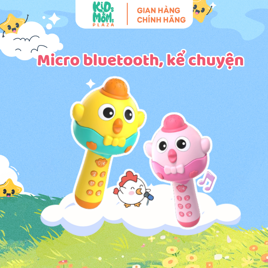 [QUÀ TẶNG] Micro bluetooth kể chuyện, nhại giọng, phát nhạc cho bé - Kids & Moms Plaza