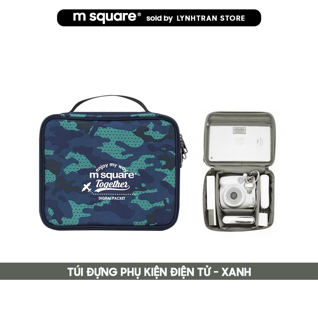Túi đựng phụ kiện điện tử Msquare®️Chính hãng giá tốt