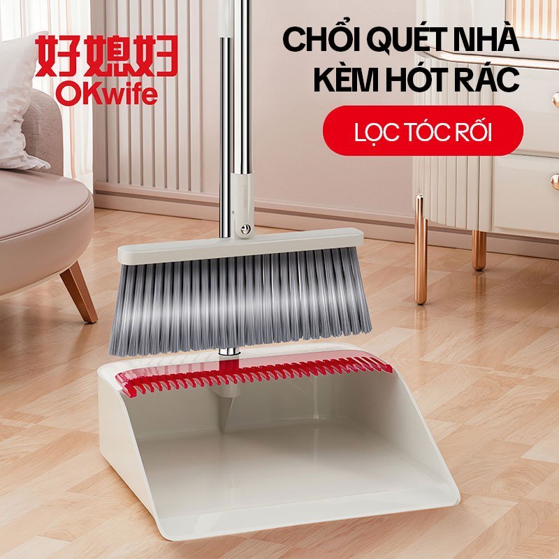 Chổi Quét Nhà OKwife AGW-4486, Chổi Quét Nhà Thông Minh, Chổi Cước Quét Nhà