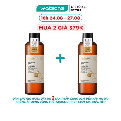 Nước Tẩy Trang Cocoon Winter Melon Bí Đao Làm Sạch Da Và Giảm Dầu 500ml
