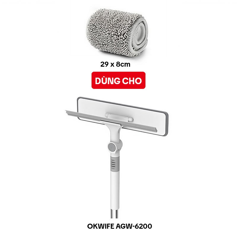 Bông Lau Kính Thay Thế OKwife AGW-6200-1, Dùng Cho Cây Lau Kính OKwife AGW-6200