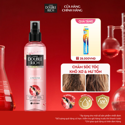[CHÍNH HÃNG ĐỘC QUYỀN] Nước xịt dưỡng tóc Double Rich chăm sóc tóc Khô sơ, Hư tổn 250ml