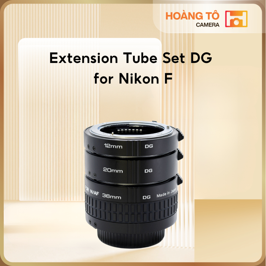 Bộ ống nối dài Kenko Extension Tube Set DG for Nikon F | Cũ