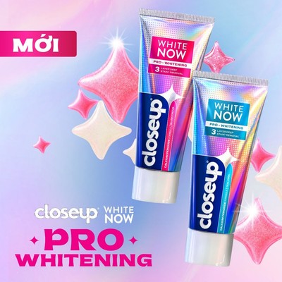 Kem Đánh Trắng Răng Closeup White Now Pro Whitening Peroxide Sạch 3 Tầng Vết Ố 85G