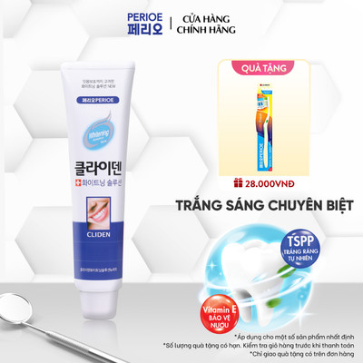 [CHÍNH HÃNG ĐỘC QUYỀN] Kem đánh răng Perioe Trắng răng chuyên biệt 120g