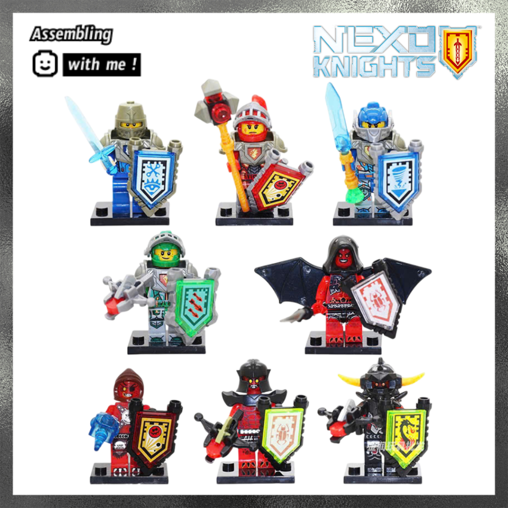 Đồ chơi lắp ráp Minifigures hiệp sĩ Nexo Knight - các chiến binh huyền thoại