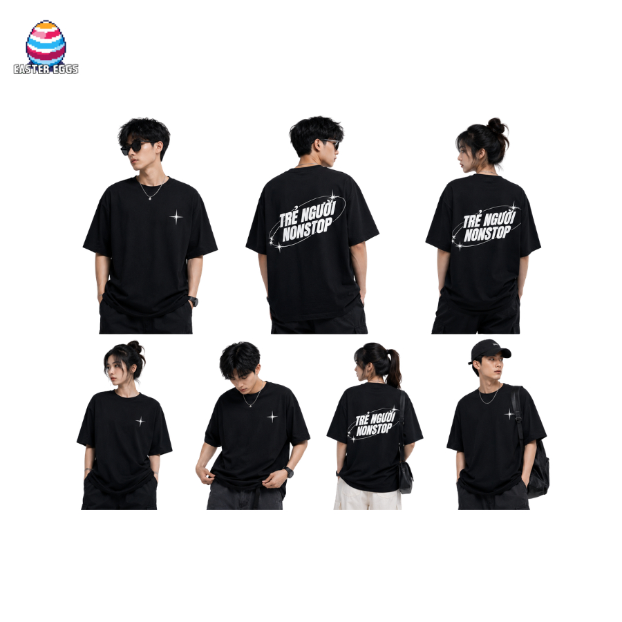 Áo Thun Unisex Trẻ Người Nonstop Mới Nhất 2026