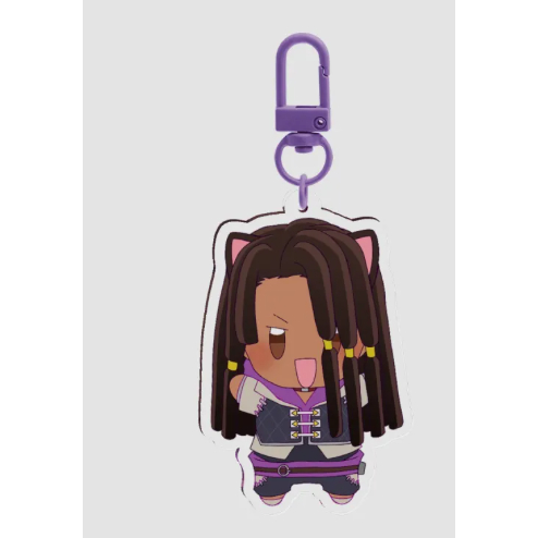 Kitty Jabber Acrylic Keychain