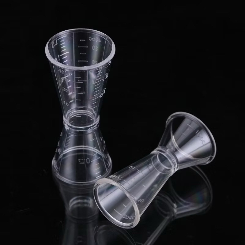 Cốc Ly đong nhựa Jigger 2 đầu / Cốc đong 2 đầu