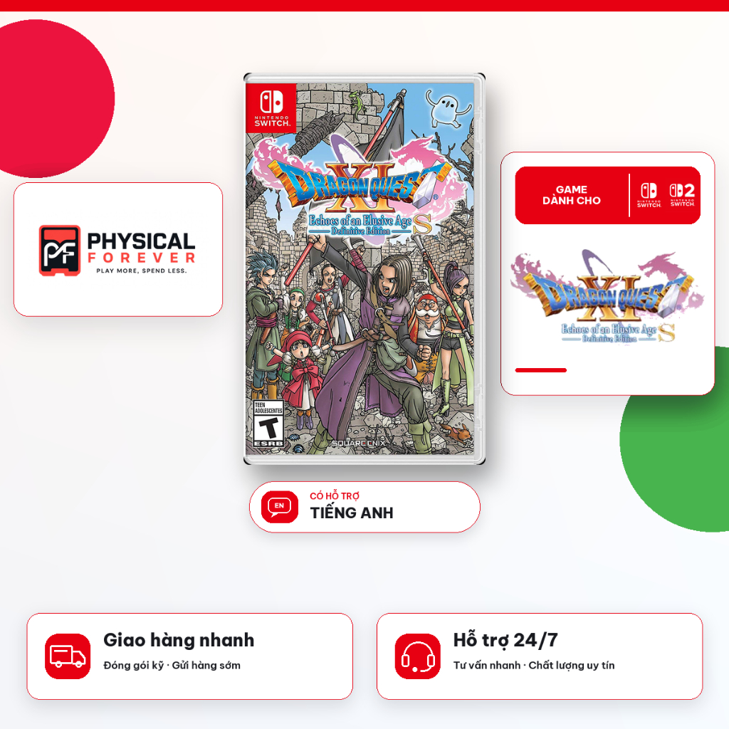 Băng Game Dragon Quest XI: Echoes of an Elusive Age - Definitive Edition Nintendo Switch