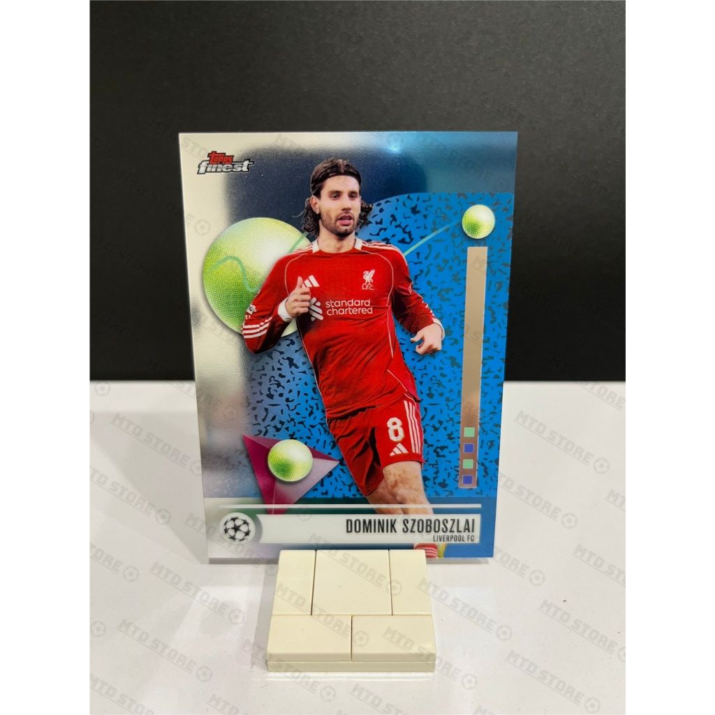 [ CHÍNH HÃNG ] - COMMON -TOPPS 2025-26 FINEST UEFA - Dominik Szoboszlai (Liverpool)