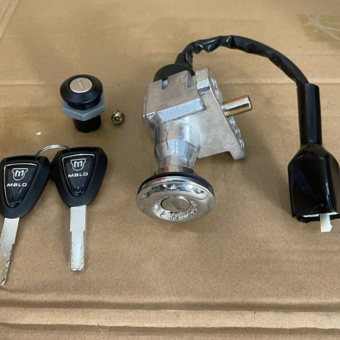 Khóa bộ xe điện Vespa Espero Detech chuẩn theo xe zin