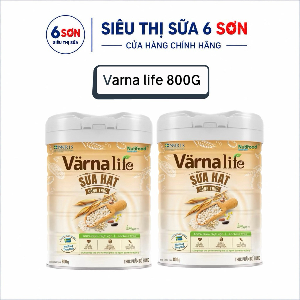 Sữa hạt Varna Life Nutifood- Sữa hạt công thức từ Thuỵ Điển