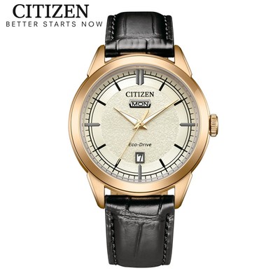 Đồng Hồ Nam Citizen Eco-Drive Dây Da AW0153-04A - Mặt Trắng (40.5mm)