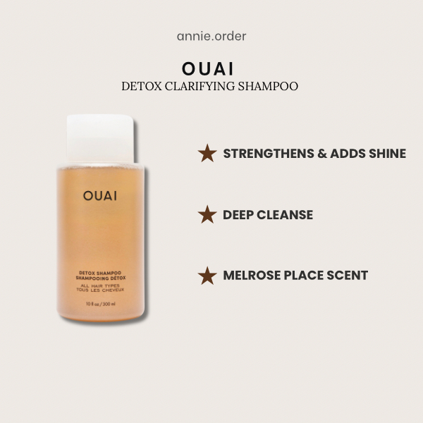 Dầu gội OUAI Detox Clarifying Shampoo with Apple Cider Vinegar