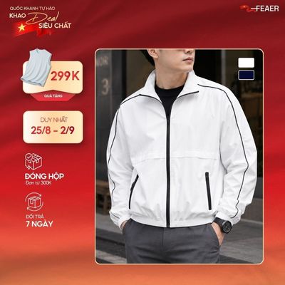 Áo khoác dù Hàn cao cấp WINDBREAKER năng động, trẻ trung - FEAER