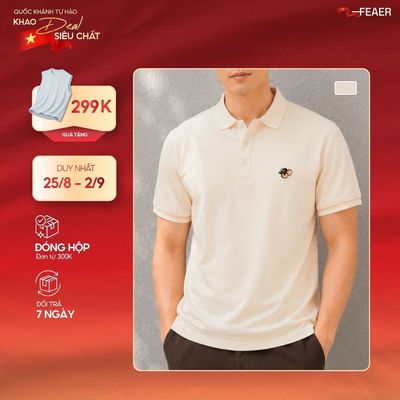 Áo polo NIKO thiết kế tối giản hiện đại, form chuẩn tôn dáng, chất vải Cotton Micro thoáng mát, mềm nhẹ chơi hè - FEAER