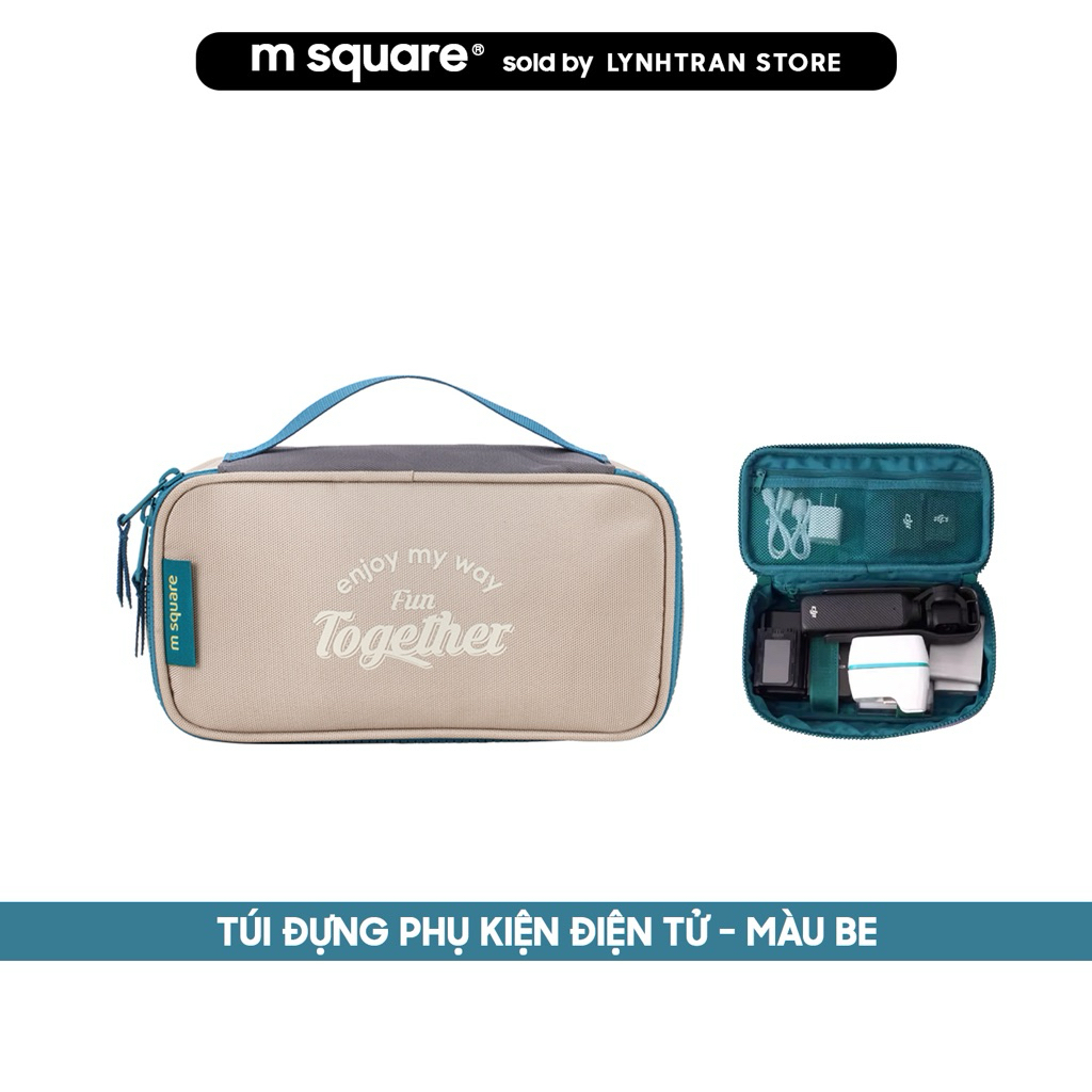 Túi đựng phụ kiện điện tử Msquare®️Chính hãng giá tốt