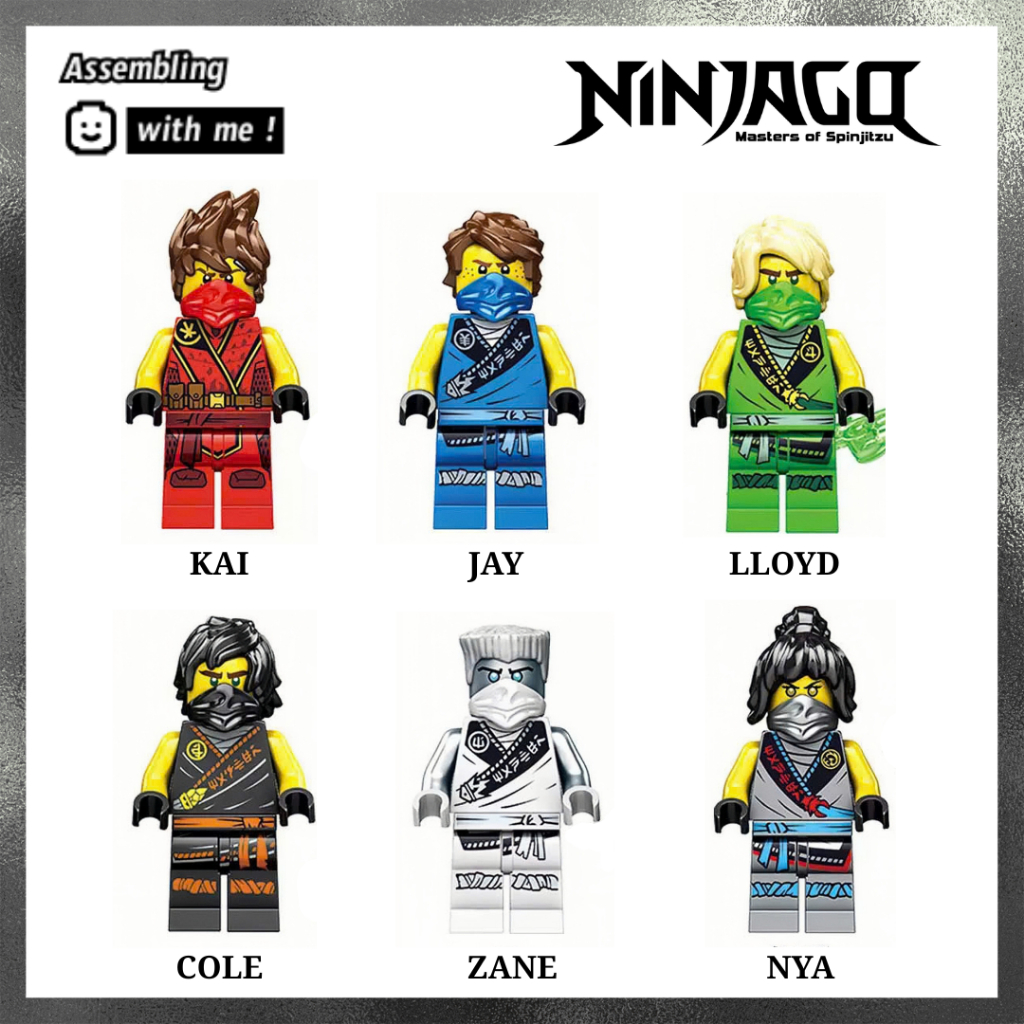 Đồ chơi lắp ráp Minifigures Ninjago Legency Season 4 - các chiến binh ninja huyền thoại