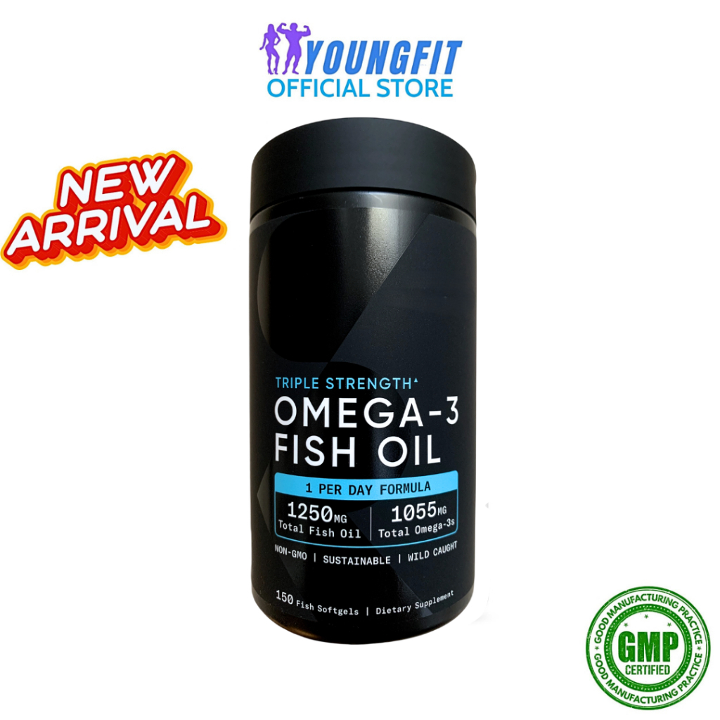 Viên Uống Dầu Cá Sports Research Omega 3 SR Fish Oil Triple Strength - YoungFit