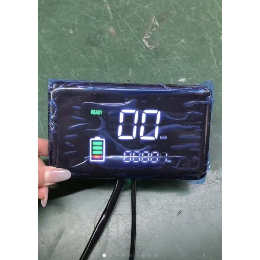 Đồng hồ điện tử vuông xe điện M133, 133S, đồng hồ chữ nhật Full led 48V/60V