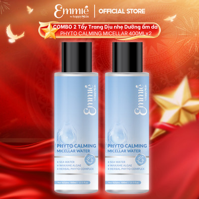 MỚI Nước tẩy trang Emmie Phyto Calming Micellar Water 400ml Hỗ Trợ Làm Sạch Bề Mặt Da Hỗ Trợ Làm Dịu Vùng Da Nhạy Cảm