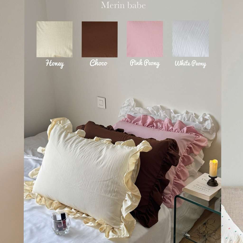 Vỏ Gối Viền Bèo ( 50x70 )