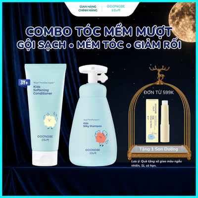 Combo Dầu Gội, Dầu Xả GOONGBE Kids An Toàn Lành Tính