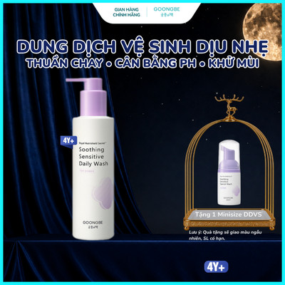 Dung Dịch Vệ Sinh Thuần Chay GOONGBE Soothing Sensitive Daily/Special Wash