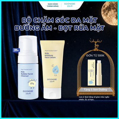 [DEAL SỐC] Combo Sữa Rửa Mặt & Lotion Dưỡng Ẩm Da Mặt Cho Bé 3 Tuổi